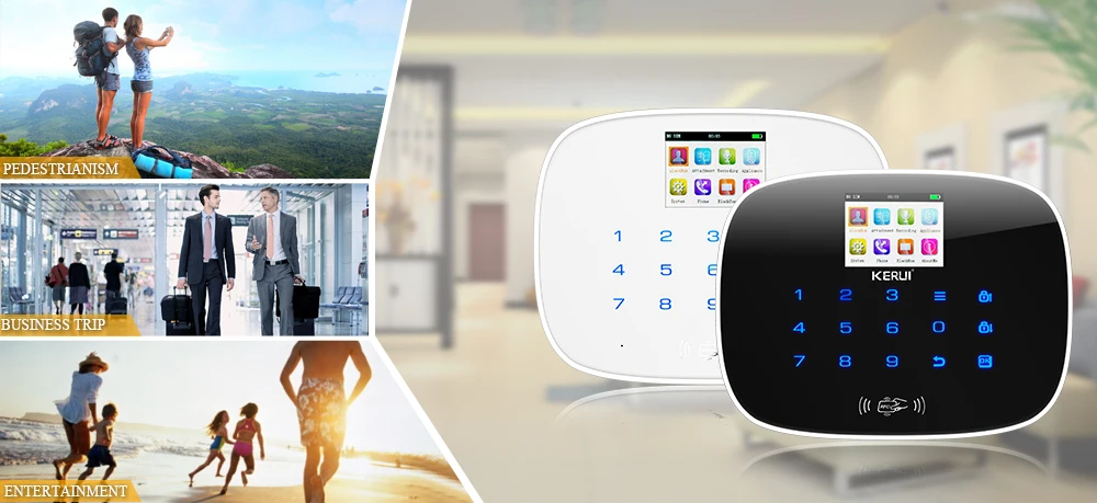 Wireless Home Office Security Alarm System Burglar Intruder Pet Friendly Sensor 