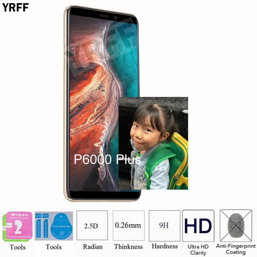 

2PCS 2.5D 9H For Ulefone P6000 Plus Tempered Glass Protective Explosion-proof Screen Protector Film For Ulefone P6000 Plus