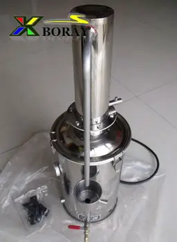 

5L water distiller pavilion distillator stainless steel distilled water equipment 5 liters education equipment