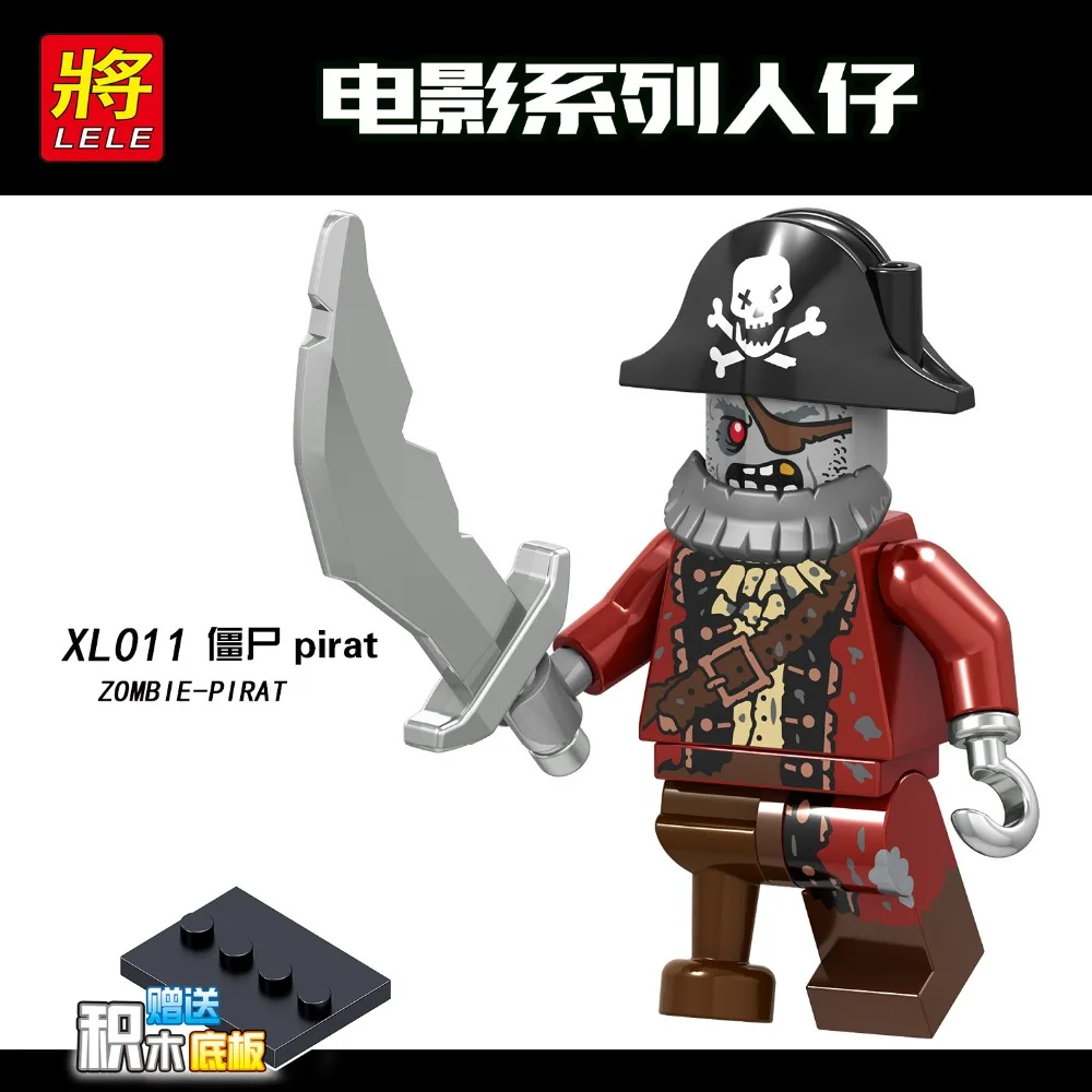 

Corpse Zombie Captain Ghost DIY Toys Camouflage Minifigured Building Blocks Figure Bricks Compatible With Legoings Pirate