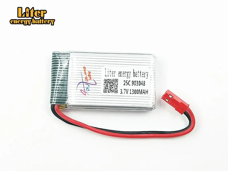3,7 V 1300 mAH разрядный JST штекер/штекер SM 903048 25C для дистанционного управления летательными аппаратами и вертолетными аксессуарами