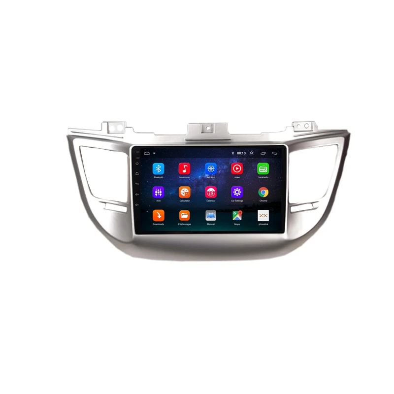 Cheap 9" 2.5D IPS Android 8.1 Car DVD Multimedia Player GPS for Hyundai IX35 Tucson 2010 2011 2013 2015 audio radio stereo navigation 1