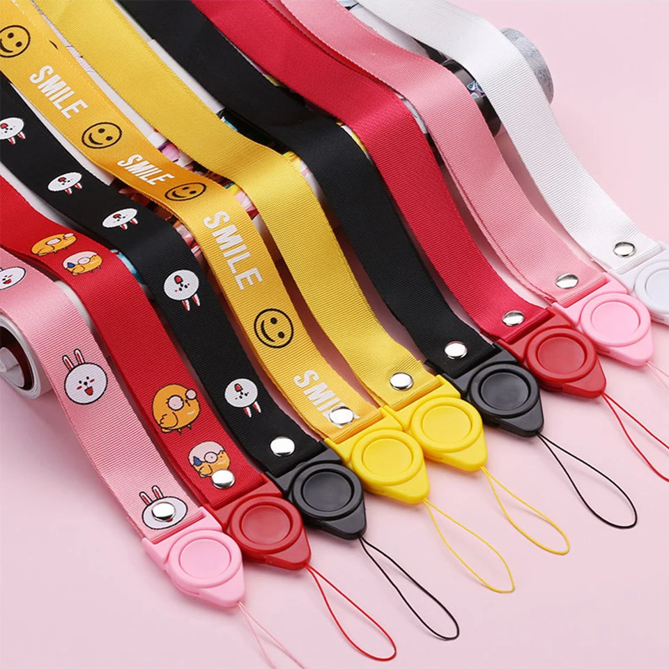 

Hanging Neck Rope Lanyard for iPhone Mobile Phone Straps Camera USB Holder ID Pass Card Name Badge Holder Keychain