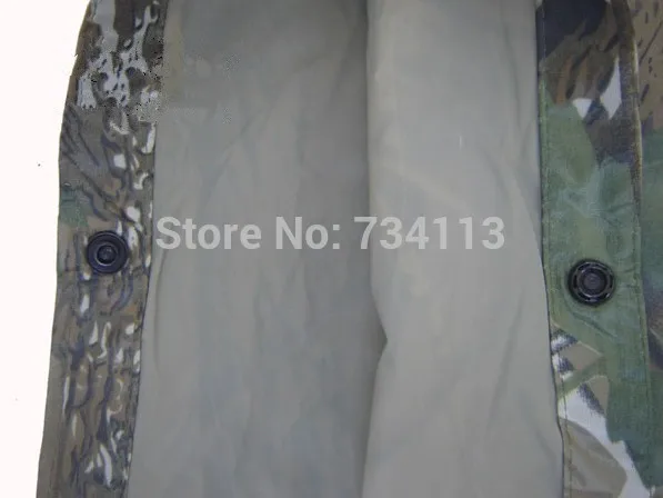Камуфляжное пончо армейское дождевое RIPSTOP для охоты походов наземного коврика
