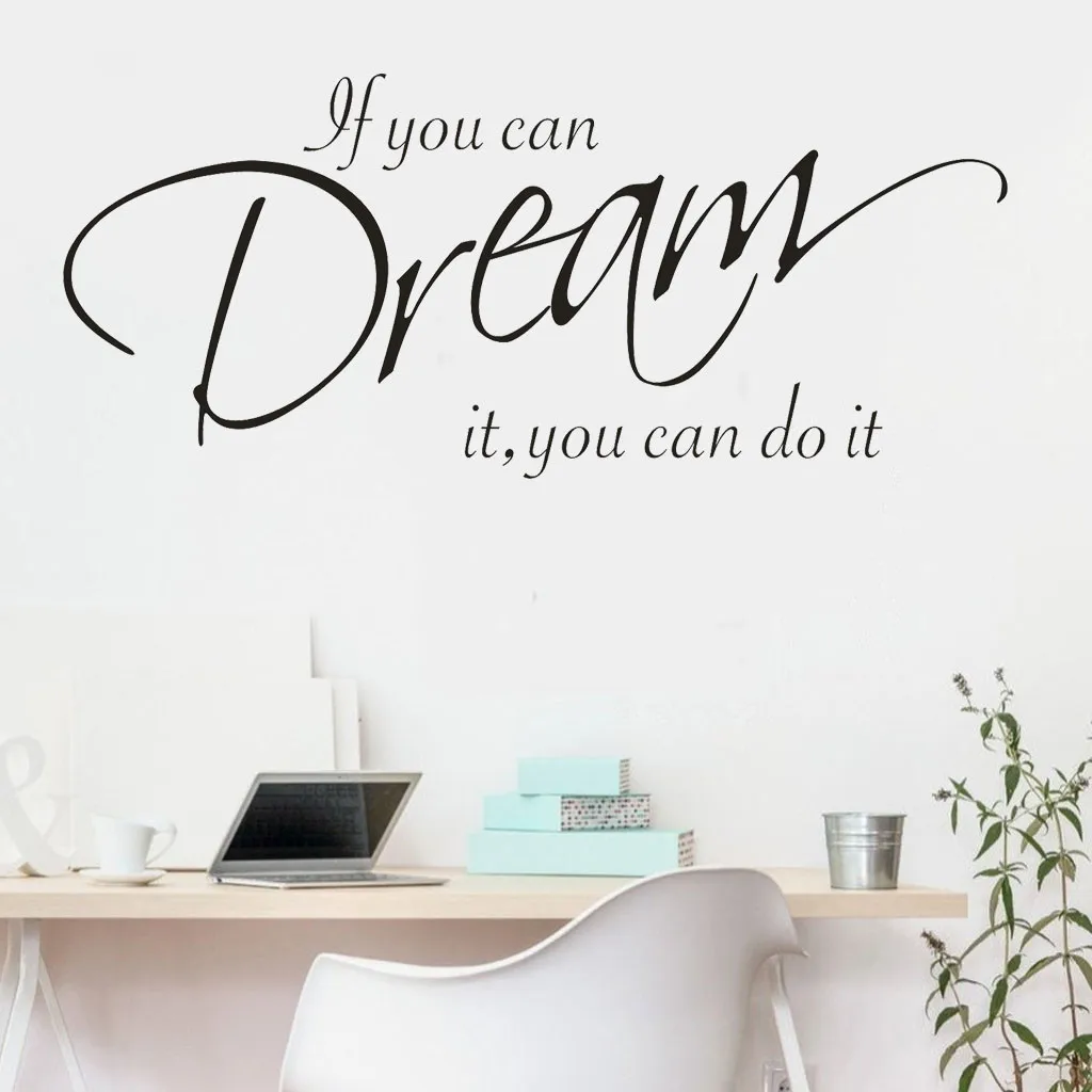

Dream Creative Text Wall Affixed Window Home Decoration Personality Wall Sticker Background Decorative Wall Sticker Accessories