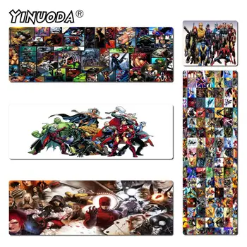 

Yinuoda Your Own Mats Marvel Comic Wallpaper Rubber Durable Desktop Mousepad Size for 18x22cm 20x25cm 25x29cm 30x60cm 40x90cm