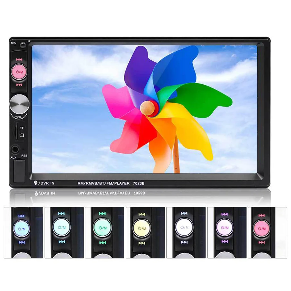 

7 Inch Touch Screen HD Car MP5 Player Car Multimedia Audio Player Stereo Radio Support Bluetooth Camera FM Hot Sale