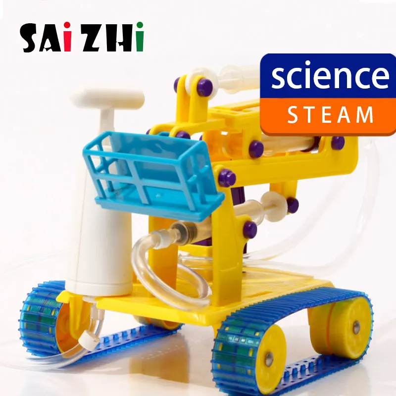 

Saizhi DIY STEM Toys for Children Physical Scientific Experiment Creativity Learning Educational Toy DIY Fire Truck Gift SZ33b9