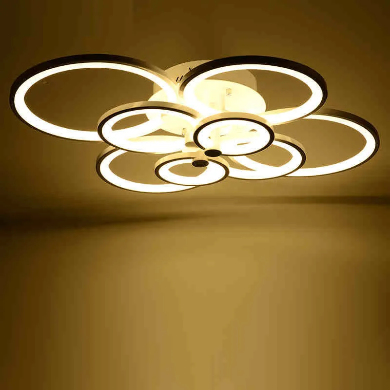 

Creative fashion LED ceiling lamp living room bedroom round dining room study lamp simple modern lighting lamps Acrylic lamps