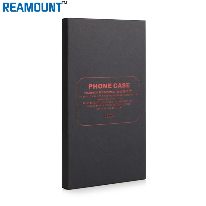 

200 pcs High Class Paperboard Package Packaging Box for iPhone 7 7 Plus Protective Phone Case Universal Black Packaging Box
