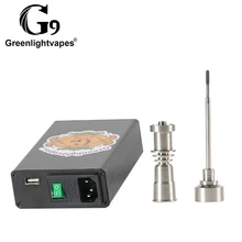 G9 Portable Desktop Vaporizer Mini Enail Digital Temperature Control Box Hot Runner 10mm 16mm 20mm Coil Heater DIY Dnail Dabber G9 Portable Desktop Vaporizer Mini Enail Digital Temperature Control Box Hot Runner 10mm 16mm 20mm Coil Heater DIY Dnail Dabber