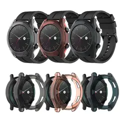 Замена ТПУ защитный чехол для huawei Watch GT 42 мм Смарт-часы прозрачная рамка оболочка ударопрочный устойчивый к царапинам чехол