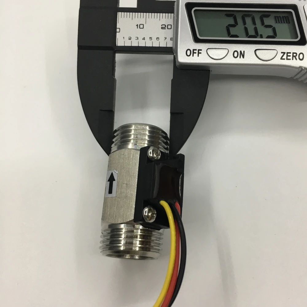 2 шт./лот SUS304 OD20.5mm нить 1 ~ 30L/мин G1/2 &quotводы жидкости из нержавеющей стали