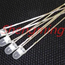 1000; осенний комплект из двух вещей; ножки F3 3 мм красного, зеленого и синего цвета цвет: желтый, Белый Розовый Круглый сверхяркий светодиодный свет светодиодный для систем увлажнения и туманообразования рассеянный