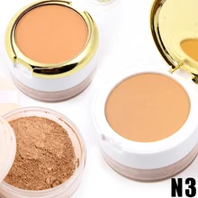 Макияж, рассыпная пудра Профессиональный минеральная основа 6 цветов фиксирующий макияж порошок контроль масла водонепроницаемый отбеливающий Miss Rose