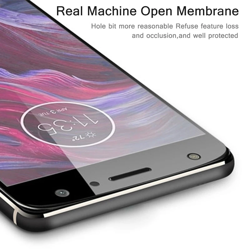 Закаленное стекло с полным покрытием для Motorola Moto X4 Защитная пленка экрана