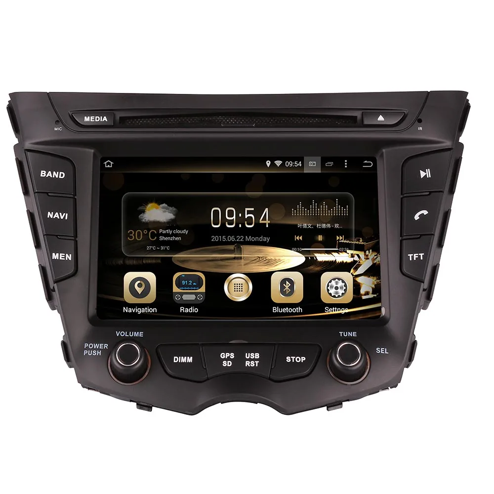 7 &quot4 Гб RAM Octa Core Android 10 4G + 32G Автомобильный DVD Радио для HYUNDAI VELOSTER 2011- 2019 с GPS