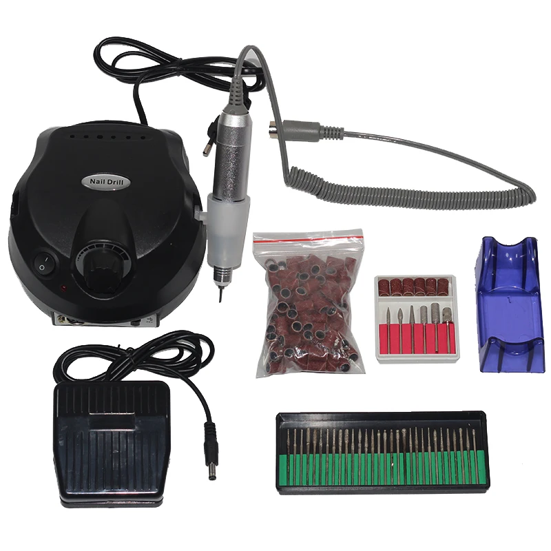 

30000RPM Electric Nail Drill Machine Manicure Machine Drills Accessories Pedicure Kit Nail Drill File Bit Nail Art Tools