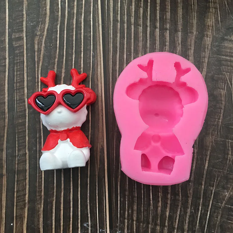 Милый медведь силиконовый для торта, мыла прессформы DIY ароматерапия ...