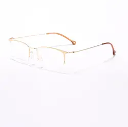 Безвинтовые титановые сверхтонкие дужки мужские очки оправа модные женские очки оправа для оптических очков