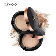 O. TWO. O натуральный макияж палитра пудра для лица основы контроль маслом Осветляющий отбеливающий консилер прессованная пудра с пуховкой