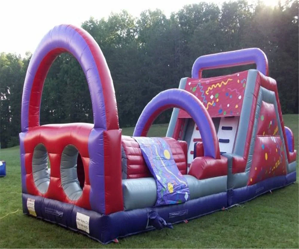 

2017 High Quality New Design obstacle Inflatable Slide, Rock Climbing Game