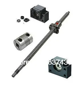 

3pcs RM1605 -L400/500/600mm-C7 +3pcs 1605 nut+end machined+3sets BK/BF12 end bearings+ 3pcs 6.35*10mm couplers for cnc router