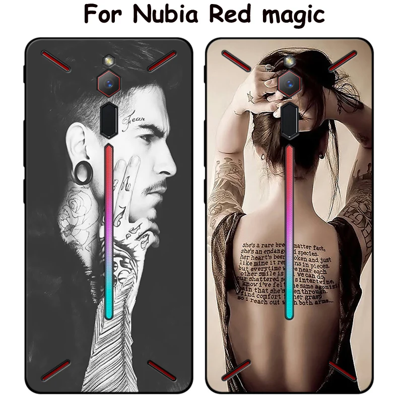 Чехол для Nubia Red magic NX609J силиконовый мягкий чехол из ТПУ ZTE накладка игры