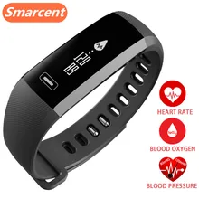 SMARCENT Original R5 PRO Smart Band Heart rate Blood Pressure Oxygen Oximeter Sport Bracelet Watch intelligent For iOS Android