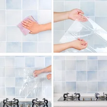 Ant масло паста высокое Температура Кухня самоклеющиеся Ванная комната плитка Фольга Водонепроницаемый прозрачные наклейки