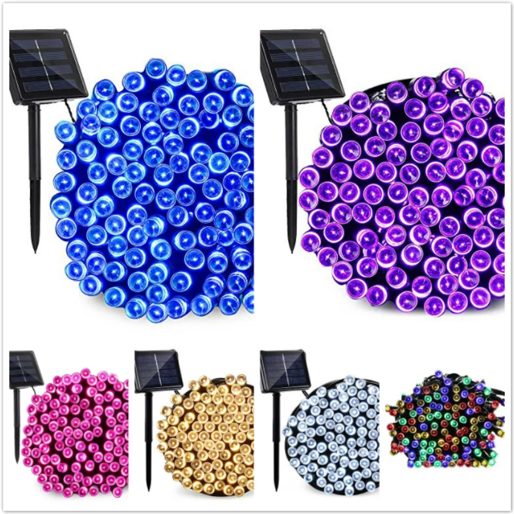 

HUSUYUHU SISI 200 LED Solar Christmas Lights, 72 Ft 8 Modes Solar String Lights Waterproof Outdoor Fairy Lights for Xmas