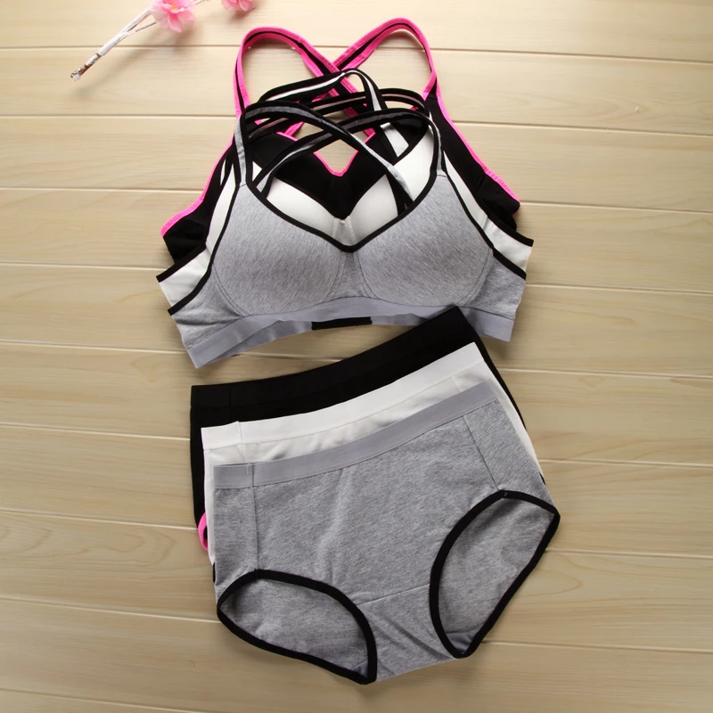 Adolescente Cuecas Pequenas Roupas Íntimas Sexy Jovem Bra Yoga Bra Crianças Adolescente Meninas Sutiã e Calcinha Define 12t-18 Anos 4 Adolescente underwears pequeno sutiã yoga crianças sutiã