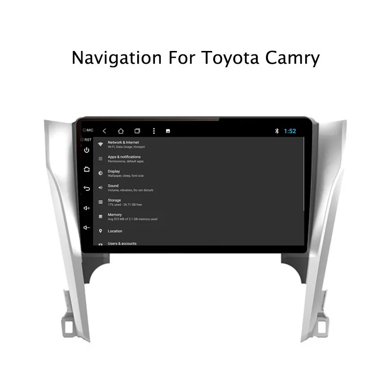 Clearance NAVITOPIA 10.1inch 2G RAM 32G ROM Android 8.1 Car DVD Multimedia GPS Navigation for Toyota Camry 2012 2013 2014 6