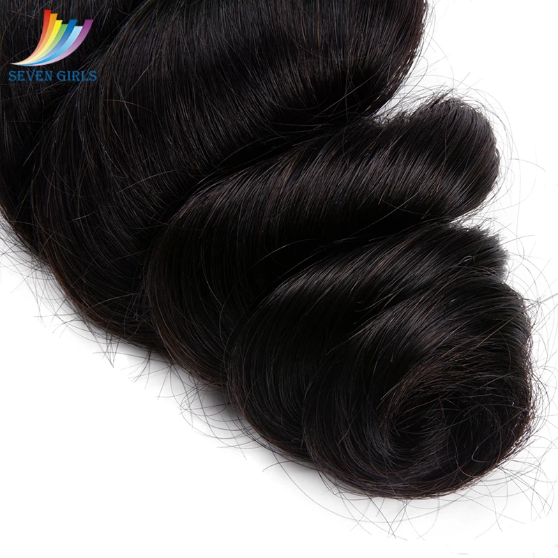 Malaysian 100% Virgin Human Hair Bundles Natural Color Loose Wave Hair Weave Bundles Grade 10A Hair