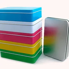 15,5*10*3,8 см Прямоугольник Конфеты подарочный контейнер случае Открытка жестяная коробка для визиток