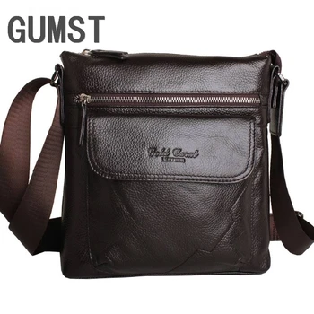 

Cow Genuine Leather Messenger Bags Men Casual Travel Business Crossbody Shoulder Bag for Man Sacoche Homme Bolsa Masculina A-607