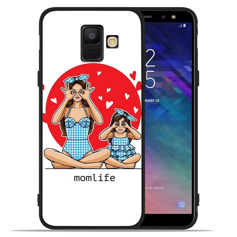 Роскошные для малыша и мамы; queen Woman king для samsung Galaxy A9 A8 A7 A6 A5 A3 J3 J4 J5 J6 J8 плюс чехол для телефона чехол Coque Etui