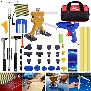 Best Super PDR Dent Repair Tools LED Line Board Slide Hammer Rubber Hammer Glue Sticks Glue Gun Dent Lifter Tap Down Pen