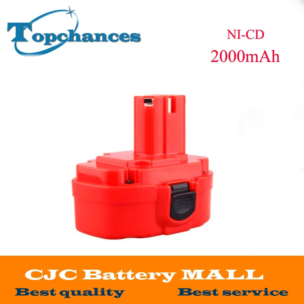 CE Testified 18V 2.0Ah NI-CD Replacement Rechargeable Battery For Makita 6349D 6390D 8391D 8443D 8444D JR180D