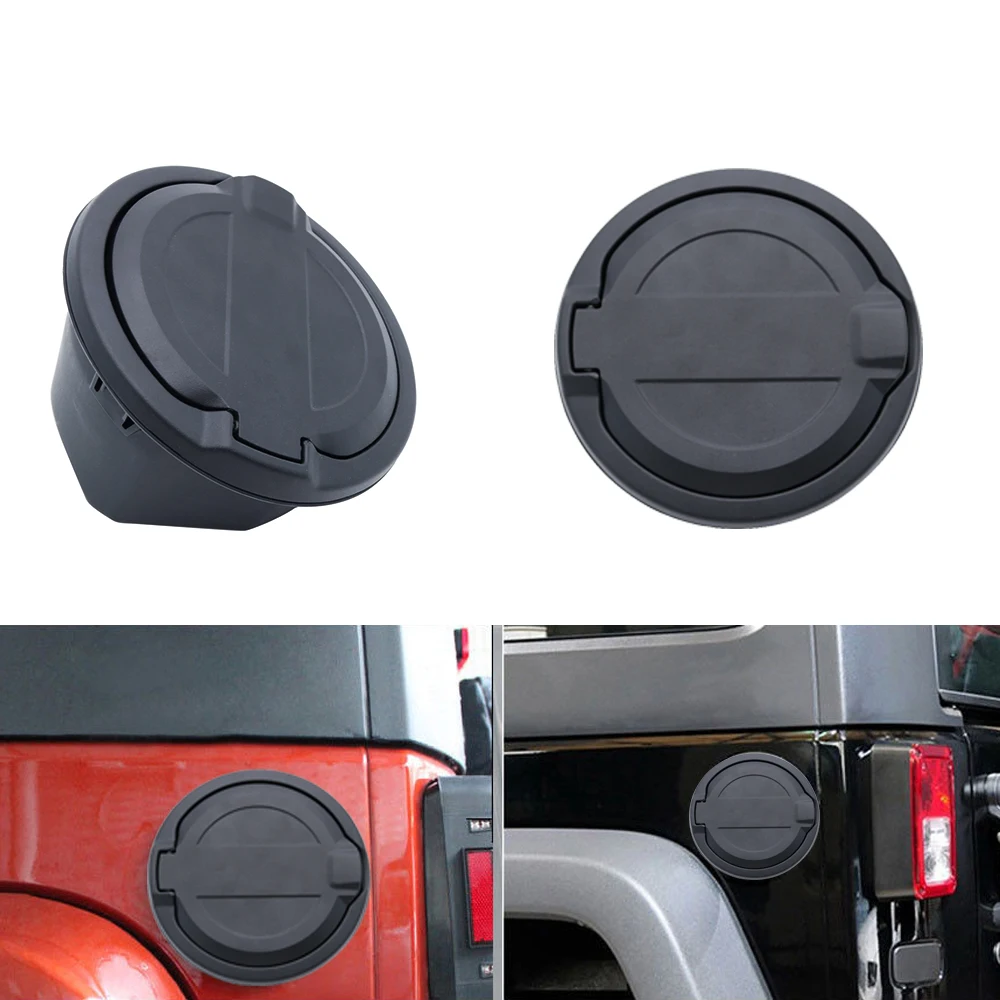 Decorative Trim Cover Gas Tank Cap Fuel Filler Door for Jeep Wrangler JL 2018
