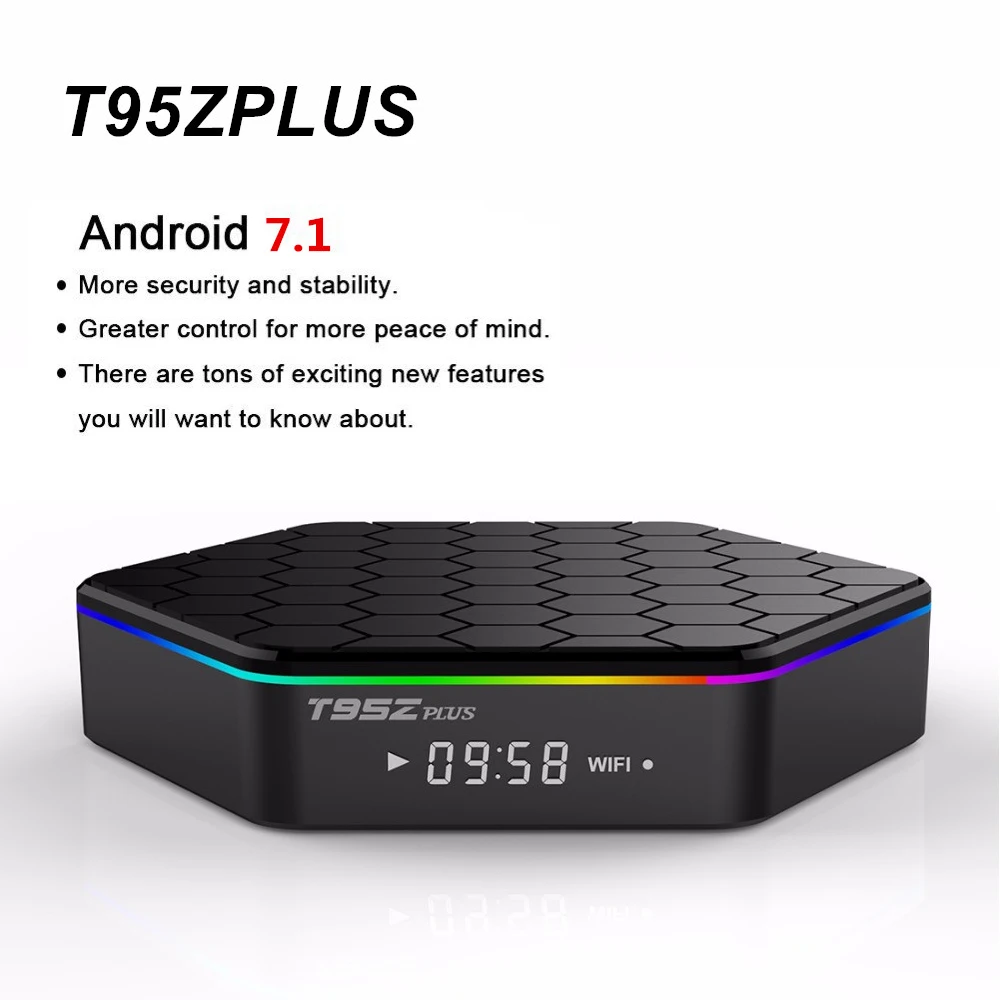 T95ZPlus Gotit Super Android Box Amlogic S912 2G/16G Mediaset Premium 4K немецкий итальянский Британский