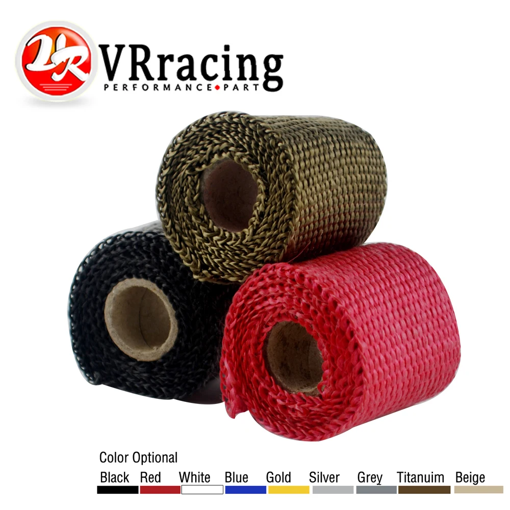 VR 2"x 1M Performance Exhaust Tape Manifold Downpipe Insulating Heat