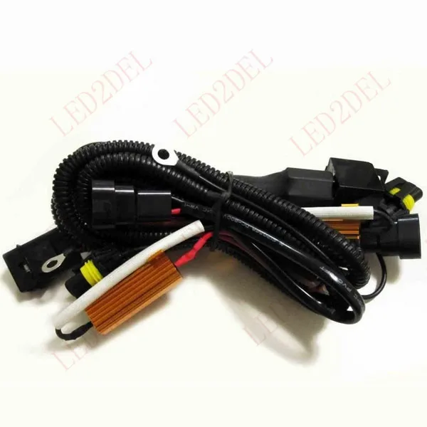 Комплект HID для переоборудования проводов H1 H3 H6 H6M H7 H11 9005 9006 HB3 HB4 резисторы|hid conversion