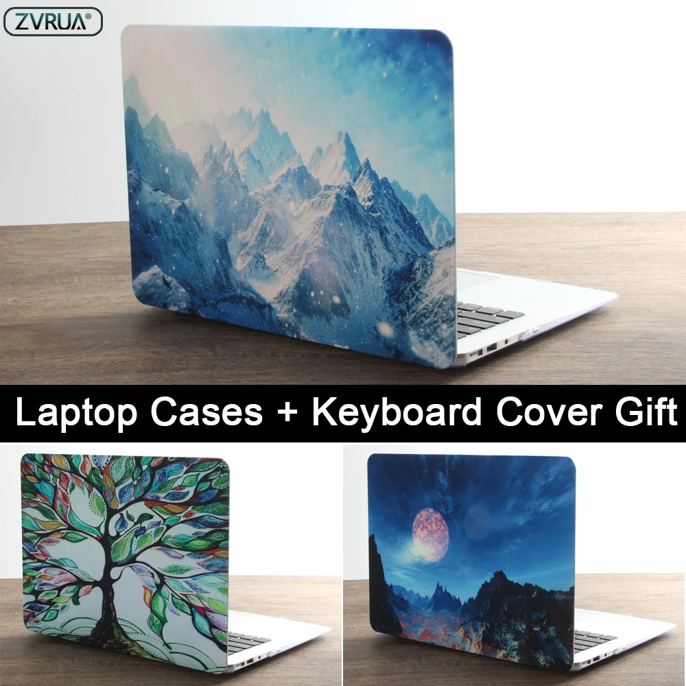 Чехол для ноутбука с принтом пейзажей MacBook Air Pro Retina 11 12 13 15 дюймов новый сенсорной