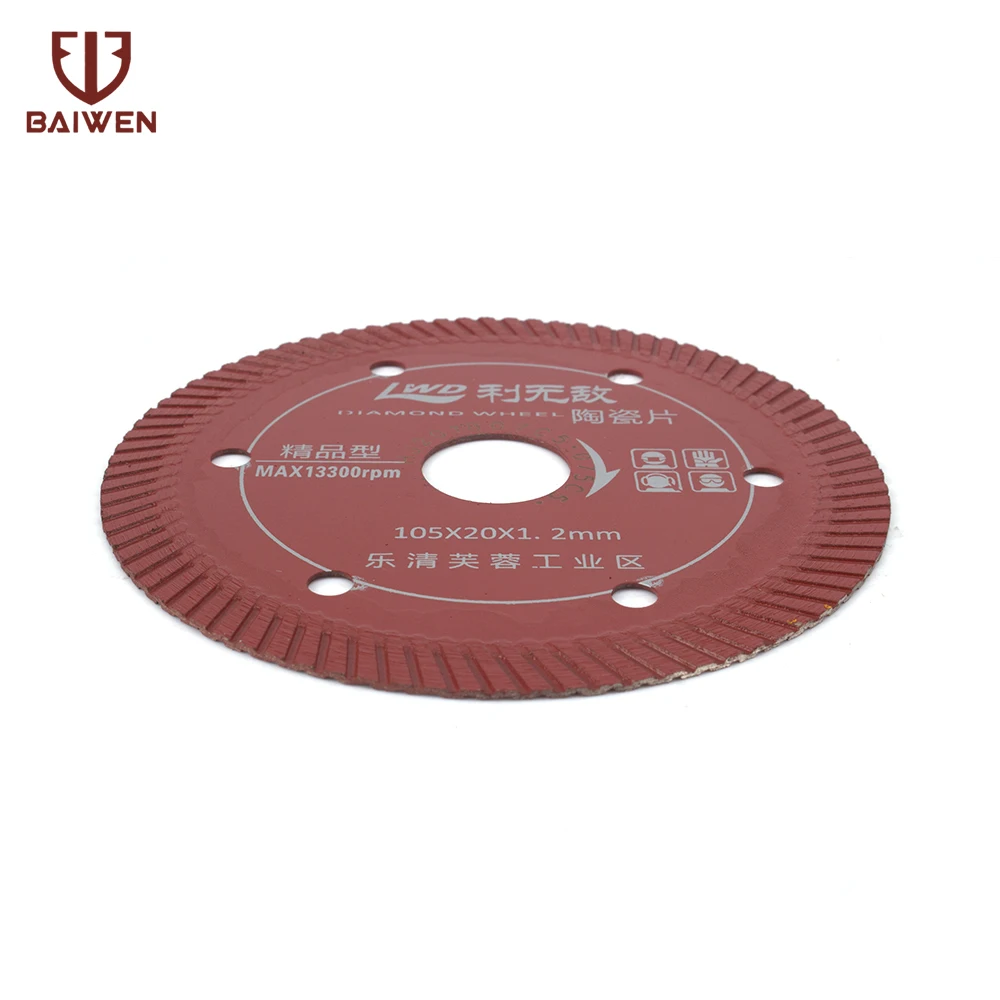 105mm Diamond Turbo Circular Saw Blade Granite Stone Cutting Disc Saw Blade Ceramic Tile Granite Cutter durable Tool