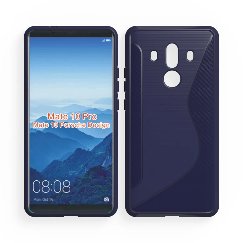 Бренд gligle S-line Мягкий ТПУ защитный чехол для Huawei Mate 10 Pro чехол Аксессуары Чехол