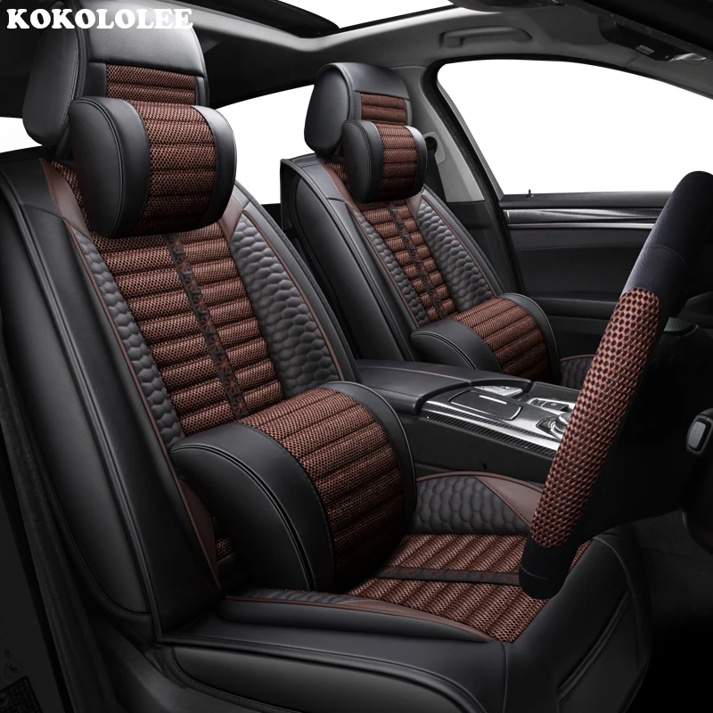 Автомобильные Чехлы На Сиденья KOKOLOLEE для seat LEON Ibiza Cordoba Toledo Марбелья Terra RONDA