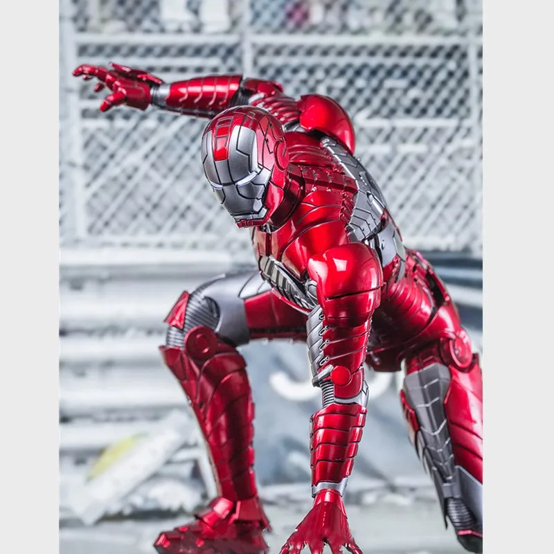 

10 Inches Marvelous Figure Avengers: Endgame Tony Stark Iron Man Metal&ABS Mark5 Action Figure Model Collection Metal MK44 M70