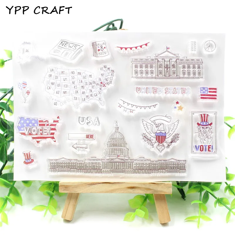 

YPP CRAFT News Transparent Clear Silicone Stamps for DIY Scrapbooking Planner/Card Making/Kids Crafts Fun Decoration 874