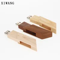 16gb 32gb 64gb 128gb איכות חדשה מעץ מלא מסתובב דיסק USB 2.0 מותאם אישית LOGO 4GB 8GB 16GB כונן פלאש USB 32GB 64GB 128GB מעוין כונן עט pendrive (5)
